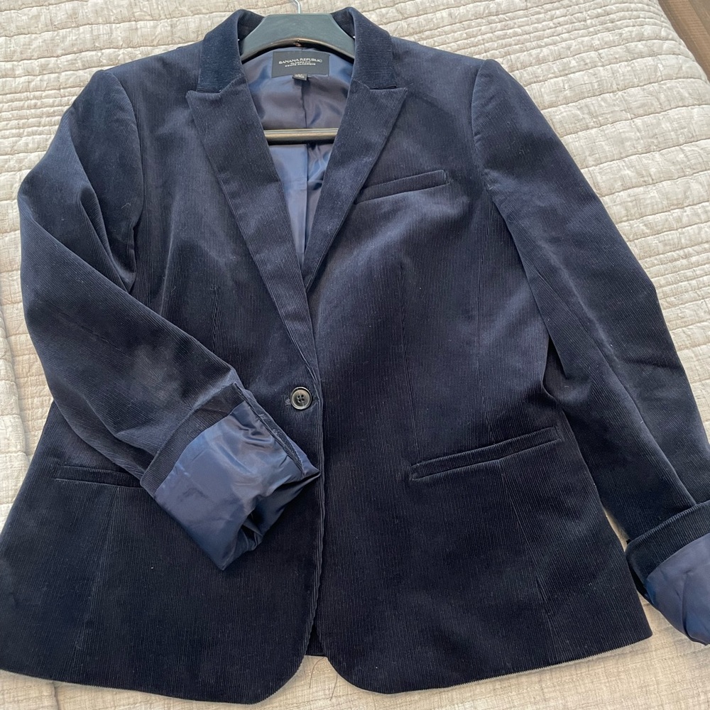 Midnight blue Banana Republic blazer